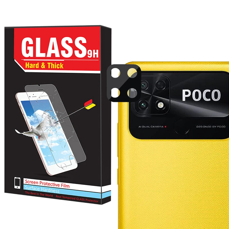 محافظ لنز دوربین هارد اند تیک مدل 3D-HT مناسب برای گوشی موبایل شیائومی Poco C40 / Redmi 10C