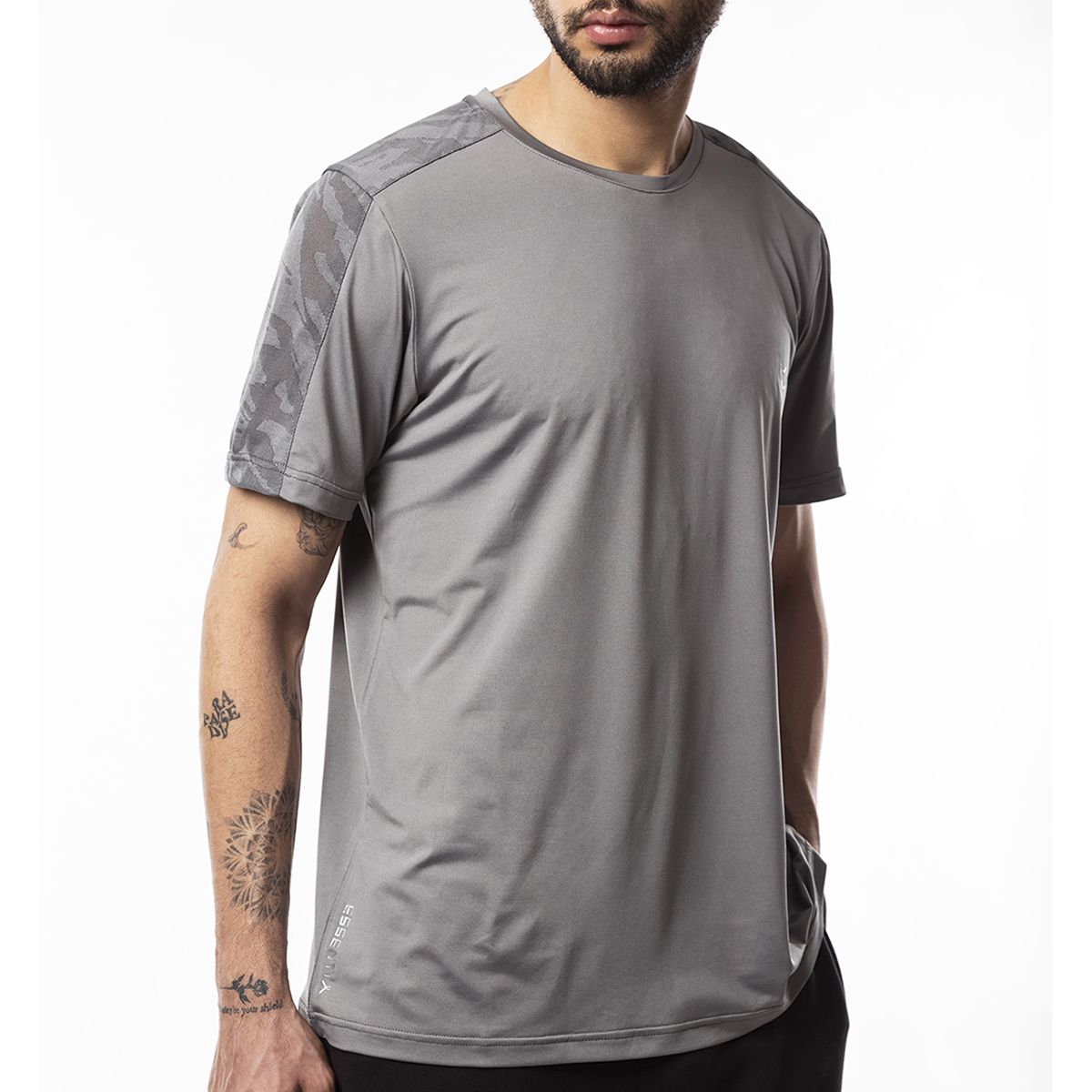 تی شرت آستین کوتاه ورزشی مردانه مل اند موژ مدل M07789-104 -  - 7