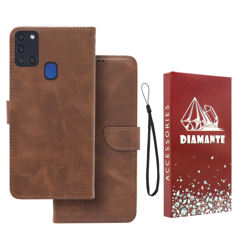 کیف کلاسوری دیامانته مدل Band Rd مناسب برای گوشی موبایل سامسونگ Galaxy A21s به همراه بندآویز