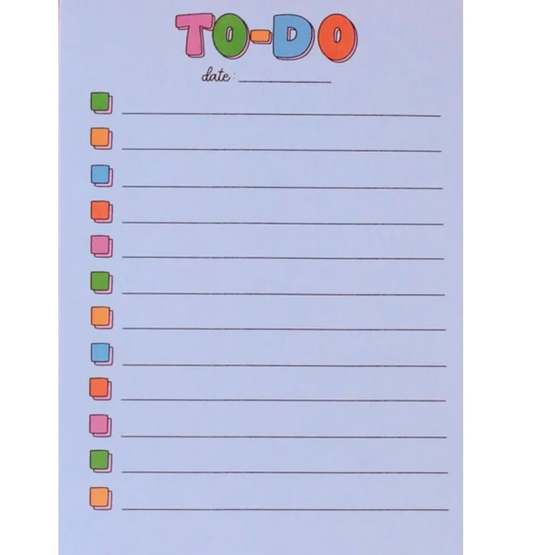 کاغذ یادداشت A5 مدل planner to do list کد 959 بسته 15 عددی