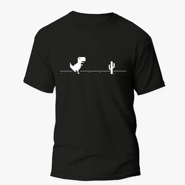 تی شرت آستین کوتاه مردانه مدل فانتزی بازی آفلاین گوگل کد b006