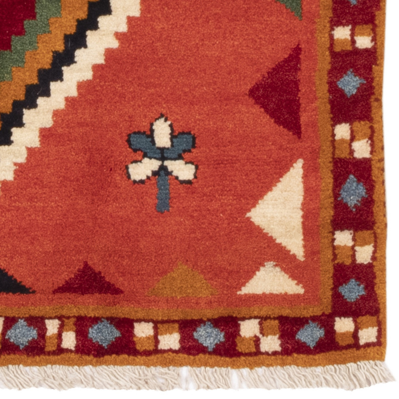 گبه دستباف کناره طول دو متر سی پرشیا کد 122594