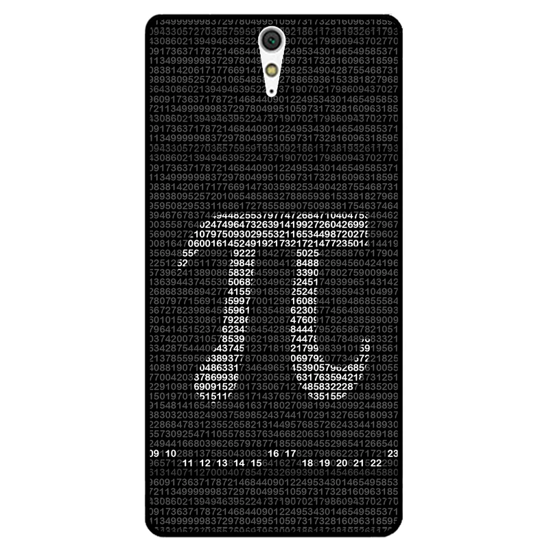 کاور مگافون طرح عدد پی مدل 7240 مناسب برای گوشی موبایل سونی Xperia C5 Ultra