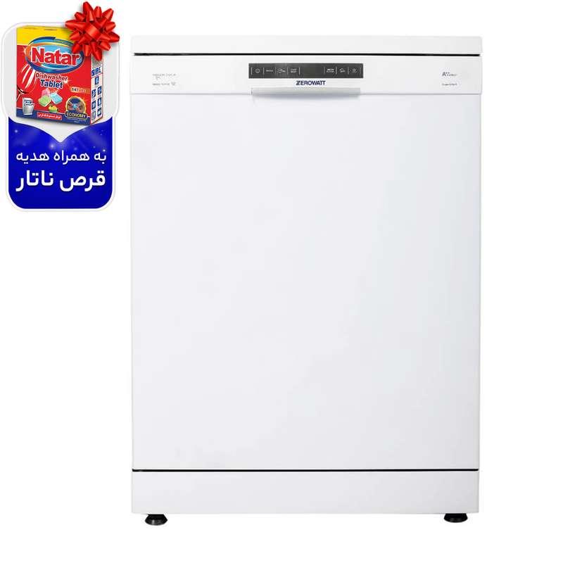 ماشین ظرفشویی زیرووات مدل ZDW-65540 WHITE
