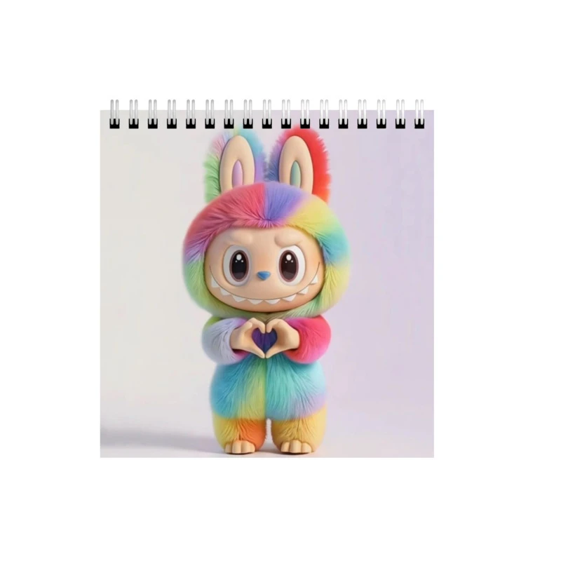 دفتر طراحی 50 برگ طرح لبوبو فانتزی کد 9038237