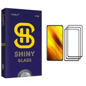 Atouchbo Shiny Glass Screen Protector For Xiaomi Poco X3 Pack Of 3