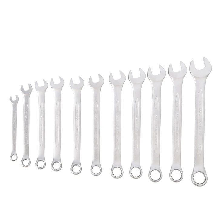 آچار یکسر تخت و یکسر رینگی دلی مدل DL130111T مجموعه 11 عددی