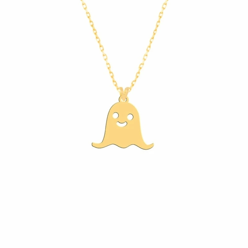 گردنبند طلا 18 عیار زنانه رضا گلد مدل روح