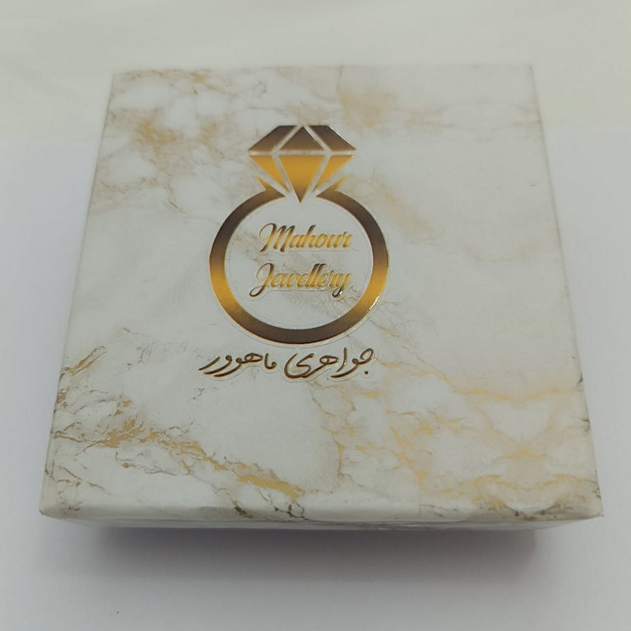 گوشواره طلا 18 عیار زنانه جواهری ماهوور مدل حلقه ای کد 02