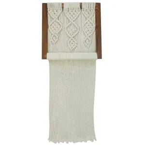 دیوارکوب بافتنی مدل مکرومه