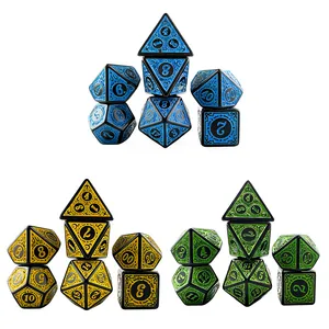 تاس بازی مدل Dungeons and Dragons کد 1001 بسته 21 عددی