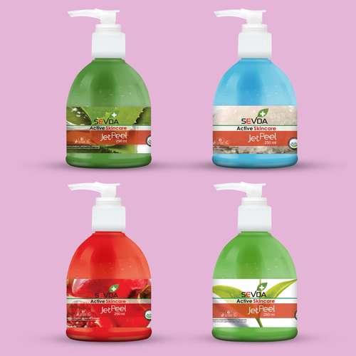 ژل لایه بردار پوست سودا مدل Jet Peel حجم 250 میلی لیتر مجموعه 4 عددی