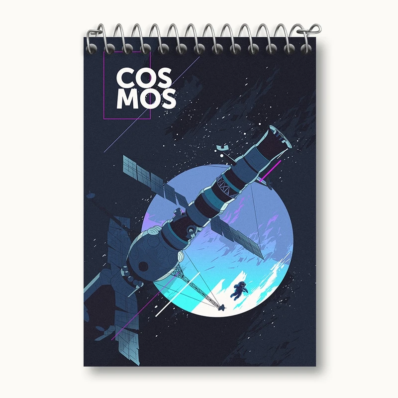 دفتر یادداشت 50 برگ خندالو مدل فضایی کد N525