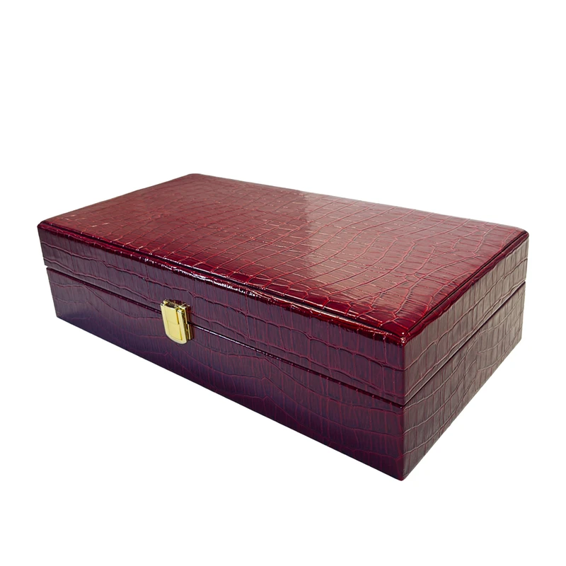 جعبه ساعت مدل 12 خانه چرمی کد TW-2630Z