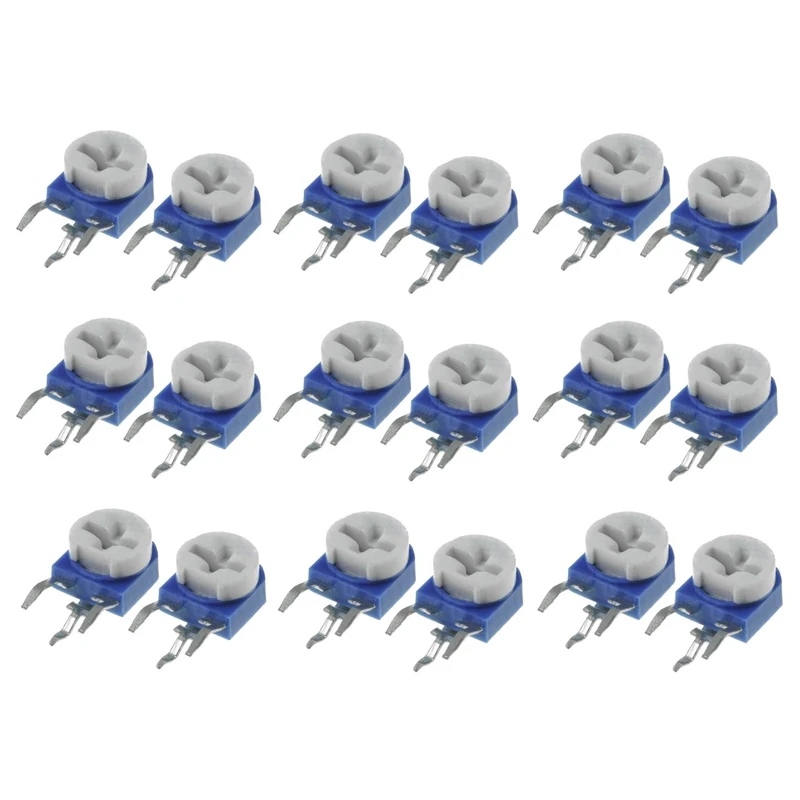 مقاومت پتانسیومتر مدل pr09 مجموعه 18 عددی