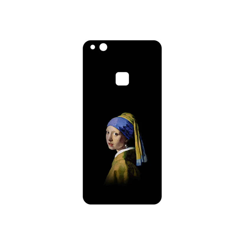 برچسب پوششی ماهوت مدل Girl with a Pearl Earring of Vermeer مناسب برای گوشی موبایل هوآوی P10 Lite