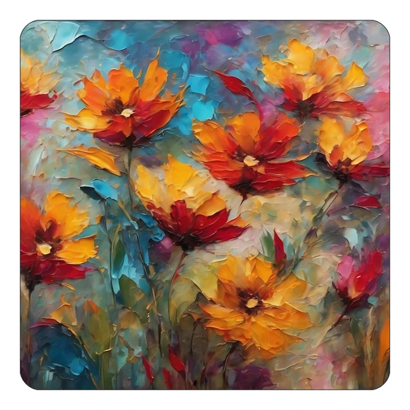 مگنت کاکتی طرح نقاشی رنگ روغن مدل mp70674