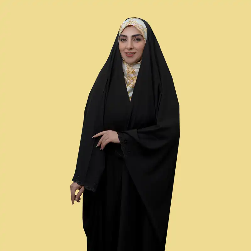 چادر عبایی مدل پریا مچ