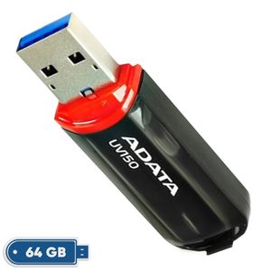 فلش مموری ای دیتا مدل UV150 ظرفیت 64 گیگابایت با رابط USB