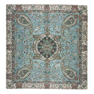 رومیزی ترمه ابریشمی مدل سالار کد SBZ1-1