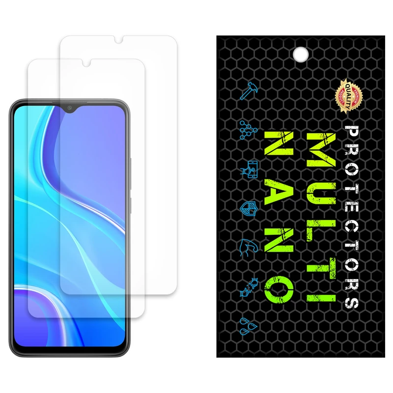 محافظ صفحه نمایش مات مولتی نانو مدل X-S2M مناسب برای گوشی موبایل شیائومی Redmi 9 Prime بسته دو عددی