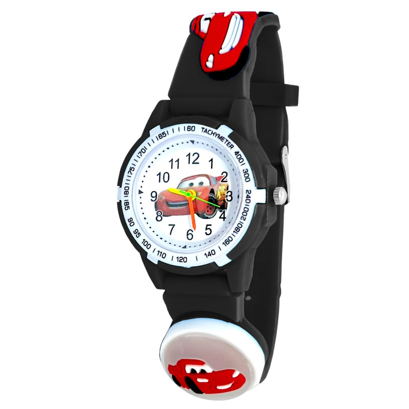 ساعت مچی عقربه ای بچگانه مدل چراغدار بند سیلیکونی ضد حساسیت طرح مک کویین و ماشینها کد 4 ساعت مچی عقربه ای بچگانه مدل چراغدار بند سیلیکونی ضد حساسیت طرح مک کویین و ماشینها کد 4