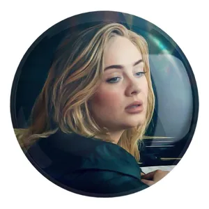 پیکسل خندالو طرح ادل Adele کد 2938 مدل بزرگ