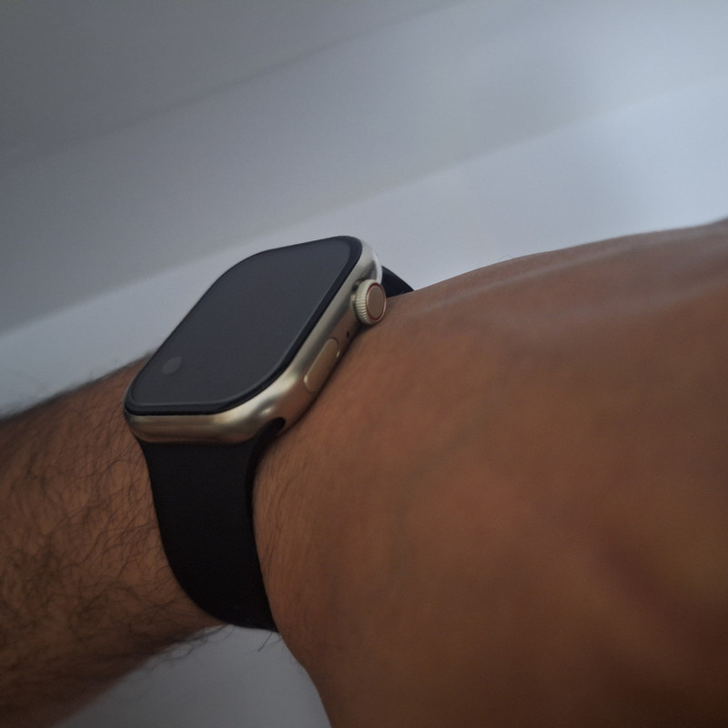 ساعت هوشمند 44 میلیمتری مدل S1000 با بند سیلیکونی و استیل