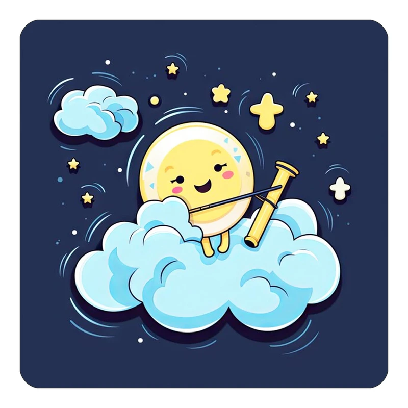 مگنت کاکتی طرح ماه و ستاره مدل mp52236