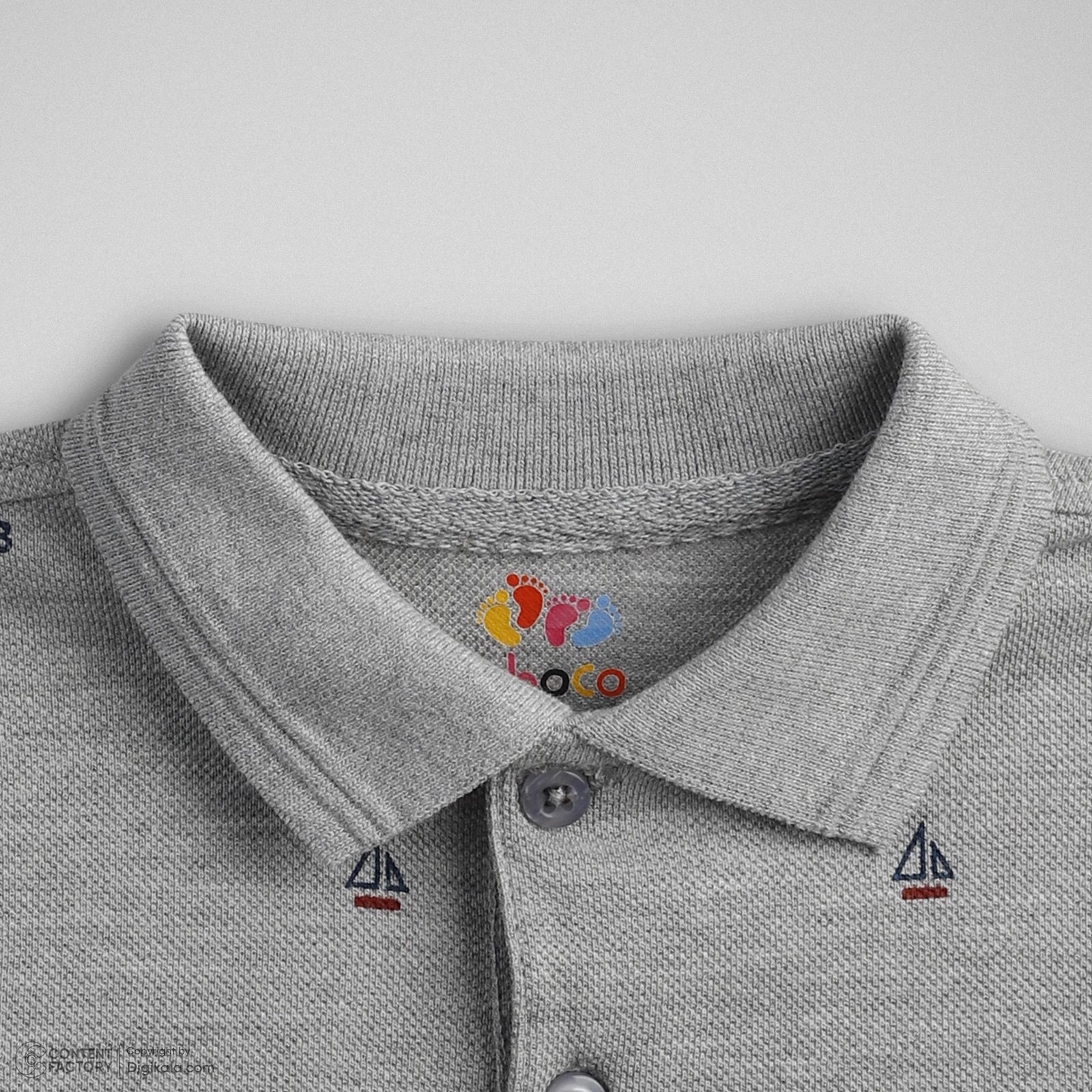 پولوشرت آستین کوتاه پسرانه وان بای وان مدل 2007322418 -  - 6