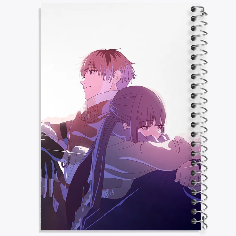 دفتر شطرنجی 50 برگ خندالو مدل انیمه فریرن (Frieren) کد 33899