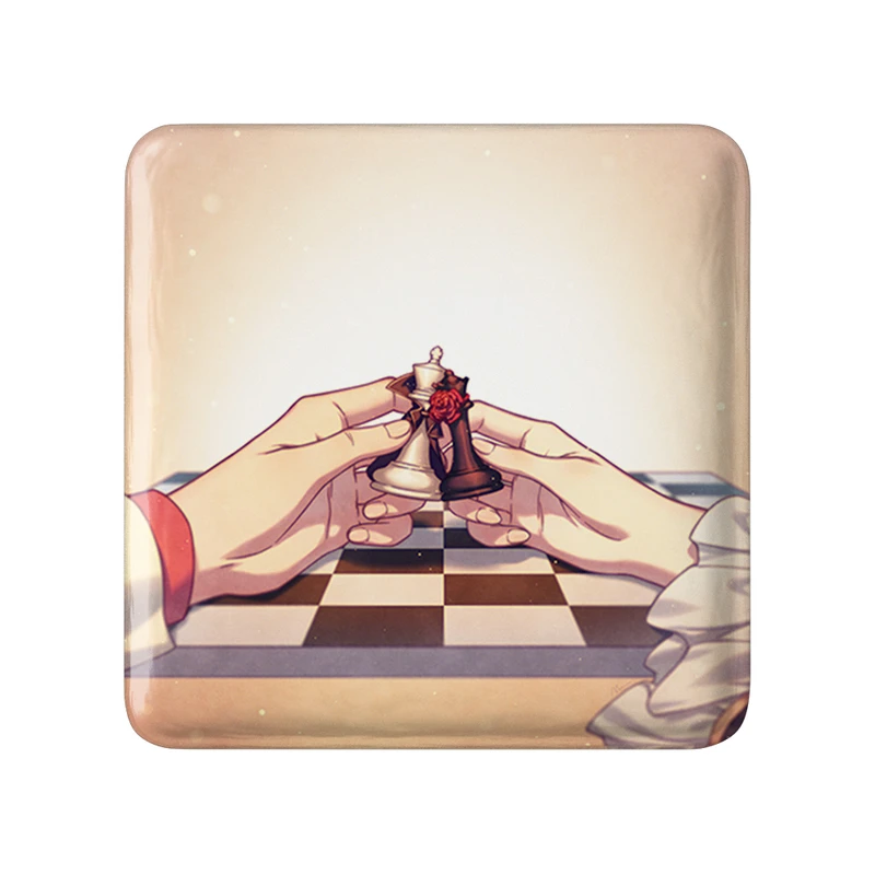 مگنت خندالو طرح بازی اومینکو (Umineko) مدل مربعی کد 34609