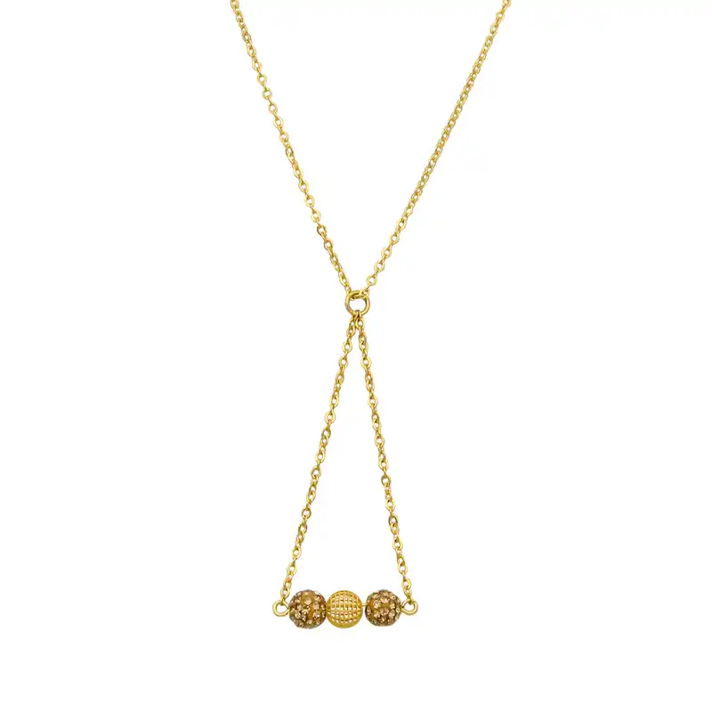 گردنبند طلا 18 عیار زنانه مانچو کد sfg649