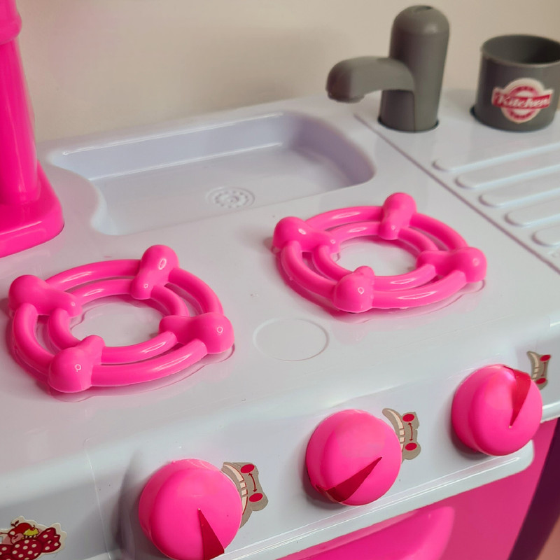 ست اسباب بازی آشپزخانه مدل little chef مجموعه 63 عددی