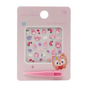 استیکر طراحی ناخن مدل مای ملودی و گل کد 056417