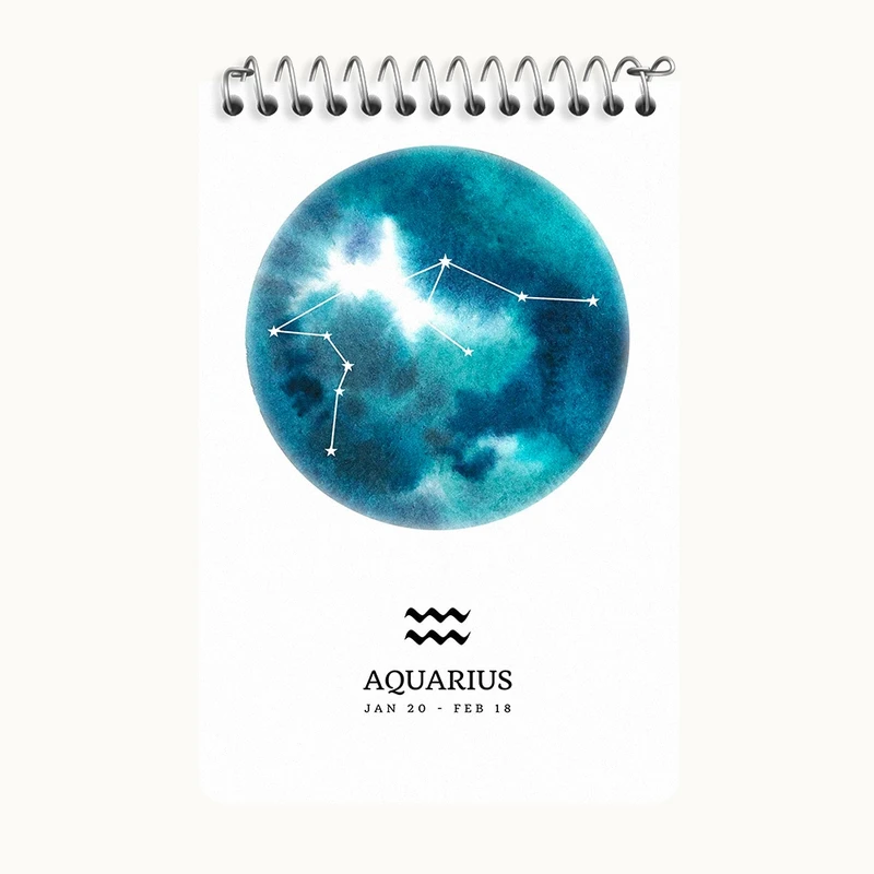 دفتر یادداشت 50 برگ خندالو طرح ماه تولد بهمن کد F11379