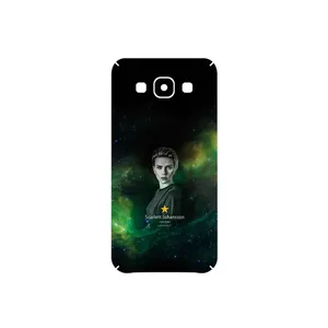 MAHOOT Scarlett Johansson Cover Sticker for Samsung Galaxy E5
