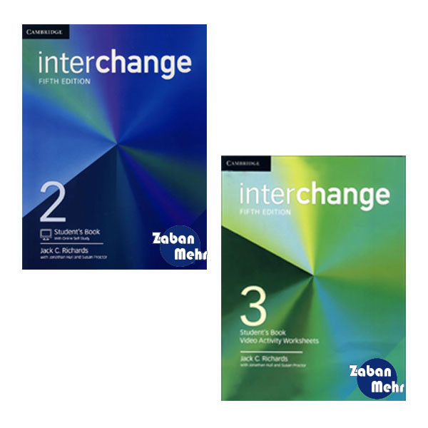 کتاب Interchange اثر جمعی از نویسندگان انتشارات زبان مهر جلد 2 و 3