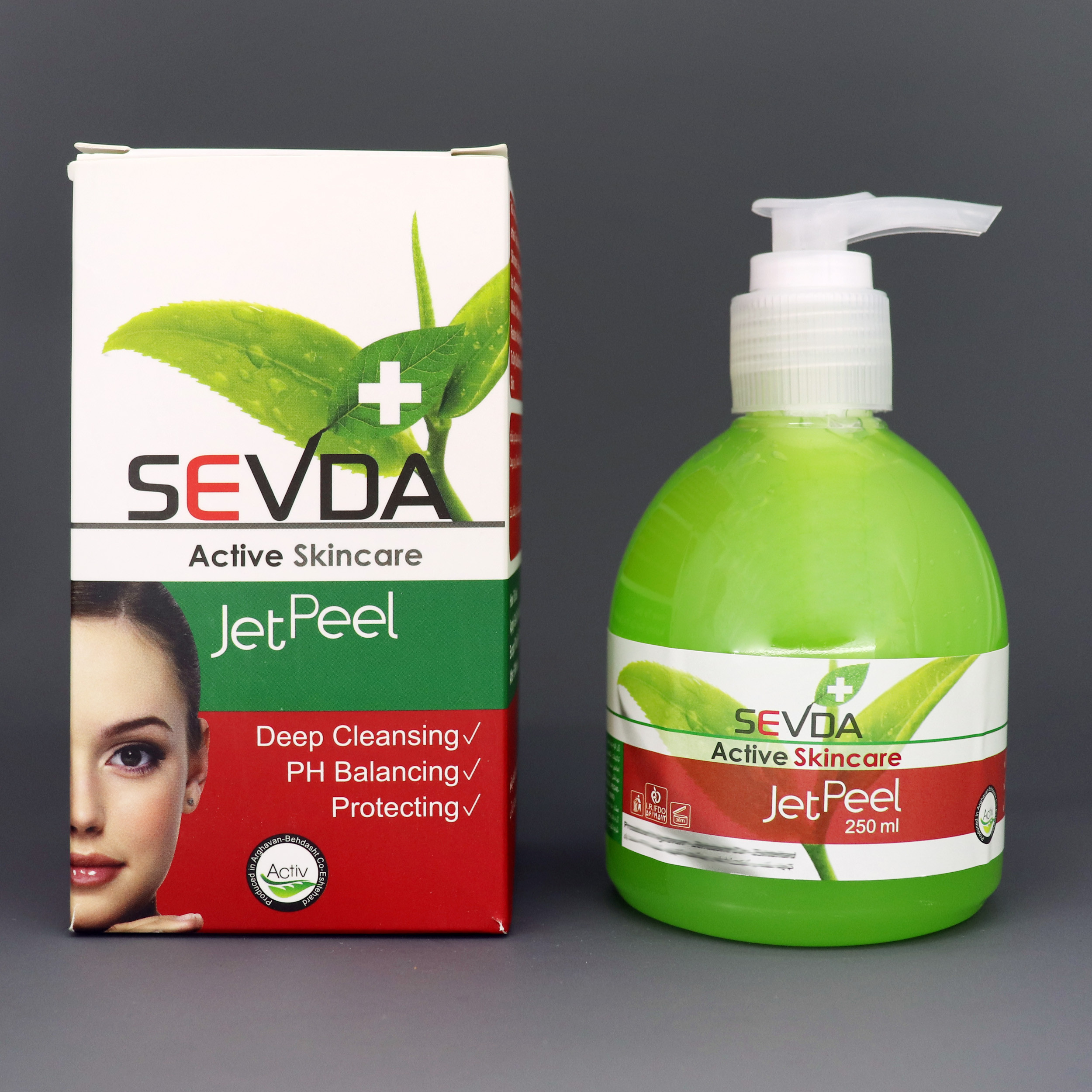 ژل لایه بردار پوست سودا کد Al-Ch-Na حجم 250 میلی لیتر مجموعه 3 عددی