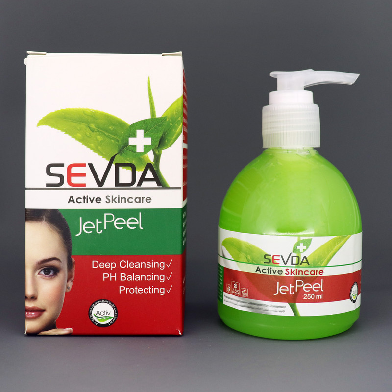 ژل لایه بردار پوست سودا مدل چای سبز و نمک دریایی حجم 250 میلی لیتر مجموعه 2 عددی