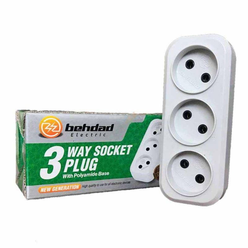 چندراهی برق بهداد الکتریک مدل دوشاخه دار پارس