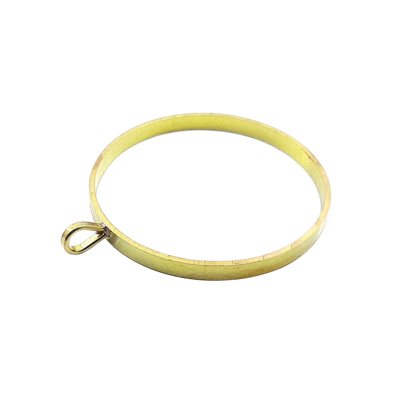 عکس شماره 2 : قالب رزین اپوکسی مدل برنجی طرح دایره باز بزرگ بسته 5 عددی