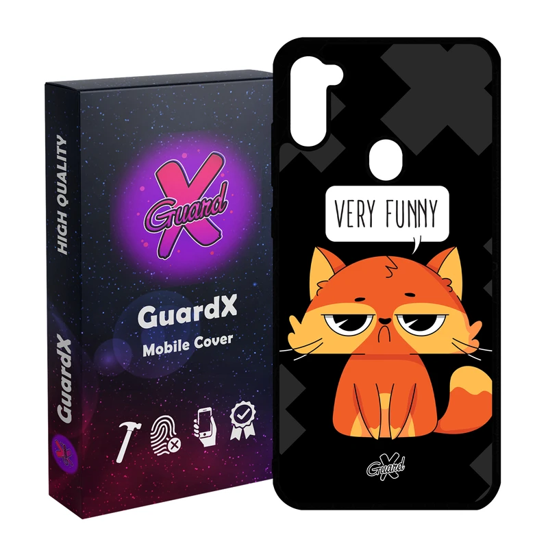 کاور گارد ایکس طرح Funny مدل Glass10161 مناسب برای گوشی موبایل سامسونگ Galaxy A11 / M11