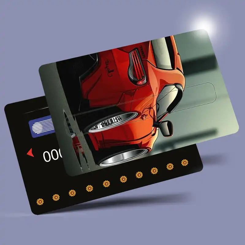 استیکر کارت مدل ماشین کد acr02