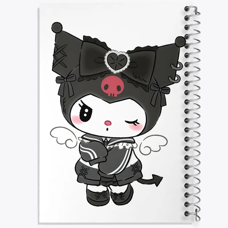 دفتر مشق 50 برگ خندالو طرح کرومی (Kuromi) کد N4794