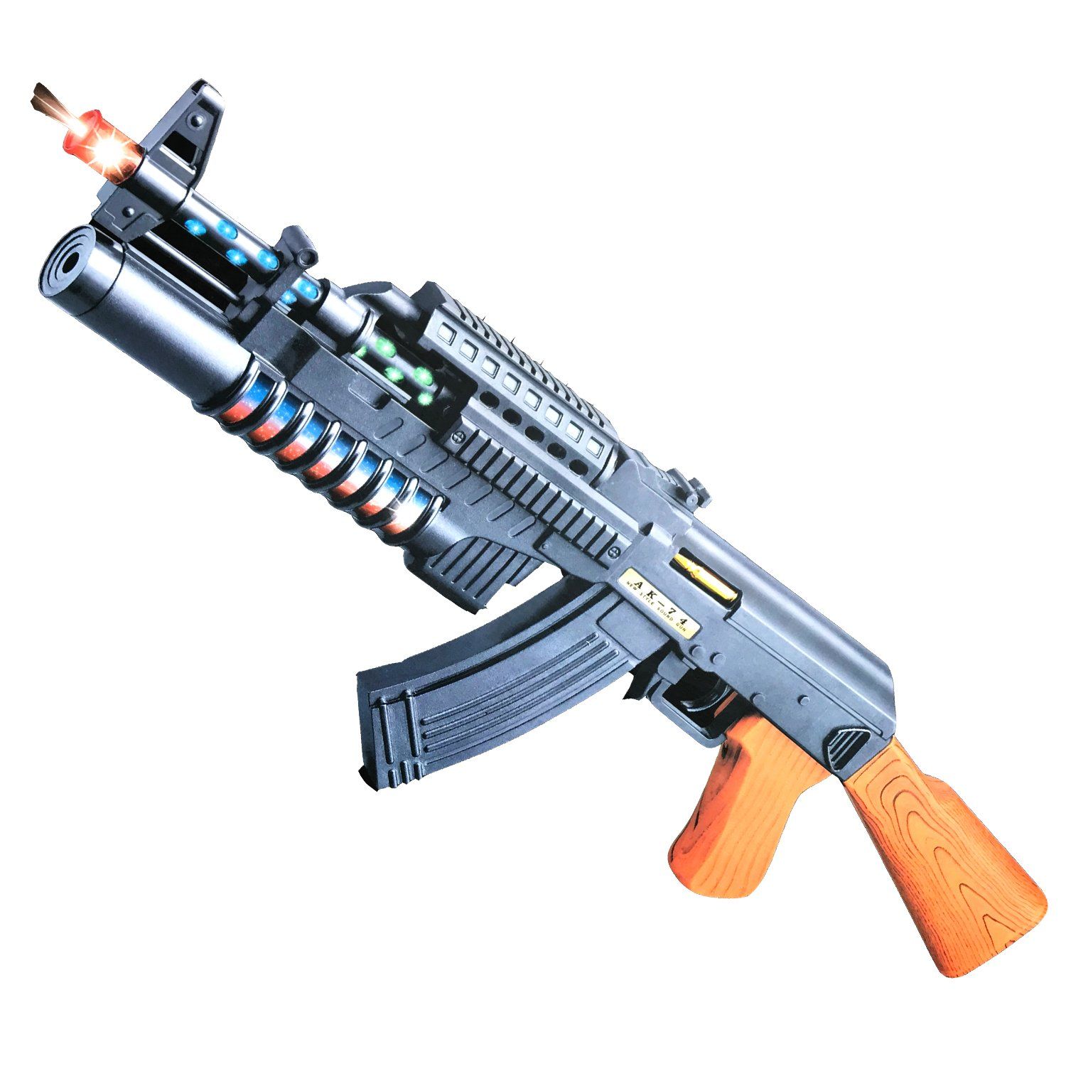 تفنگ بازی مدل AK-74 کد LX.7622B -  - 7