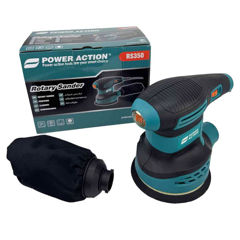 دستگاه سنباده‌زن 350 وات پاور اکشن مدل RS350