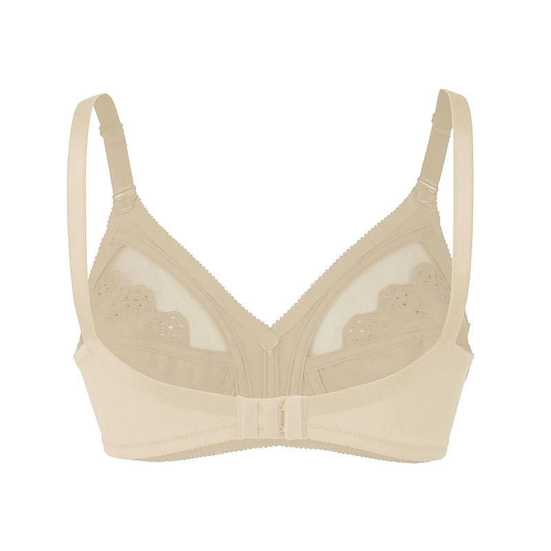 سوتین زنانه لین مدل بدون فنر کد 4680-400 رنگ کرم