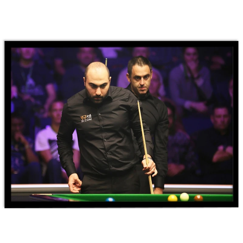 تابلو نوری بکلیت طرح بازیکن اسنوکر و بیلیارد حسین وفایی مدل B-14241