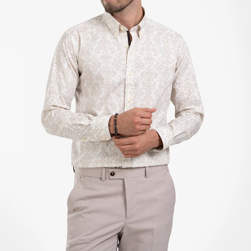 پیراهن آستین بلند مردانه ام کی مدل 1895